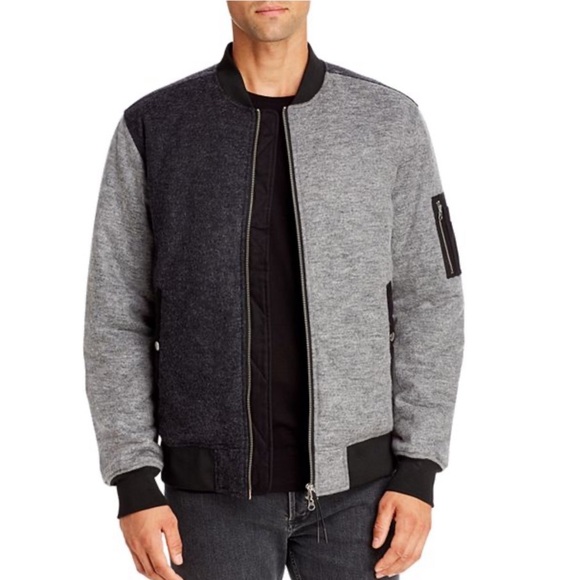 WeSC Men’s Colorblock Bomber Jacket Med $328 - Picture 1 of 9